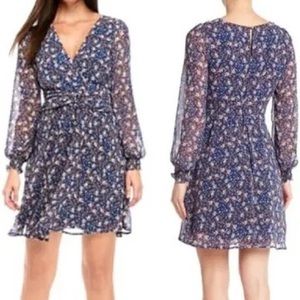 Blue Floral Dress NWT